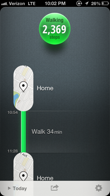 Illustration for article titled Moves Is a Free App That Tracks All Your Movement. It Is Satisfying.